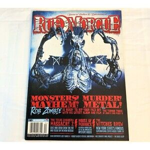 MONSTERS MAYHEM ROB ZOMBIE RUE MORGUE Movie Film Magazine #165 April 2016
